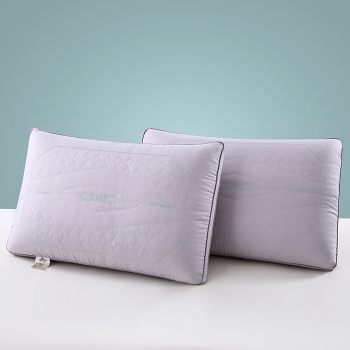 91家纺网 家纺一手货源 找家纺 质先生枕皮 2025新款豆本护颈热熔枕枕头枕芯枕皮 灰色 48x74cm枕皮一只