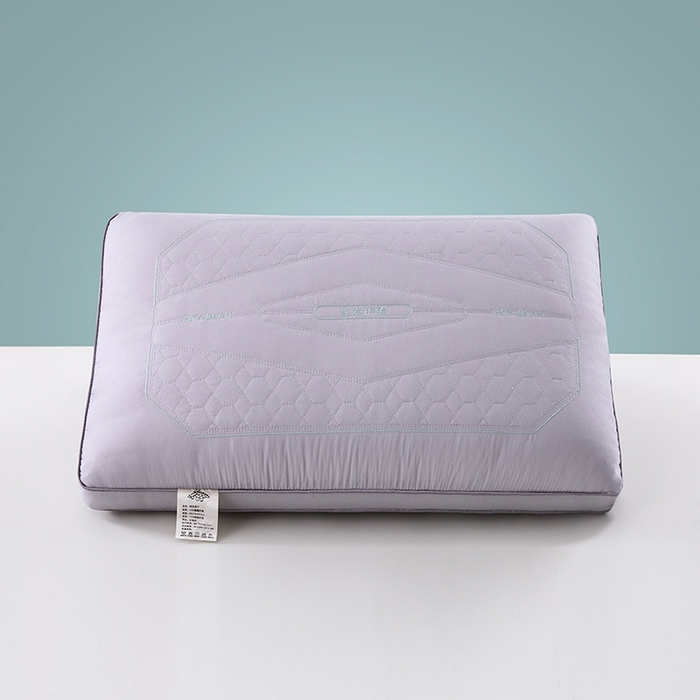 91家纺网 家纺一手货源 找家纺 质先生枕皮 2025新款豆本护颈热熔枕枕头枕芯枕皮 灰色 48x74cm枕皮一只