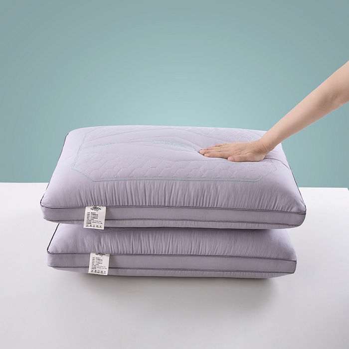 91家纺网 家纺一手货源 找家纺 质先生枕皮 2025新款豆本护颈热熔枕枕头枕芯枕皮 灰色 48x74cm枕皮一只