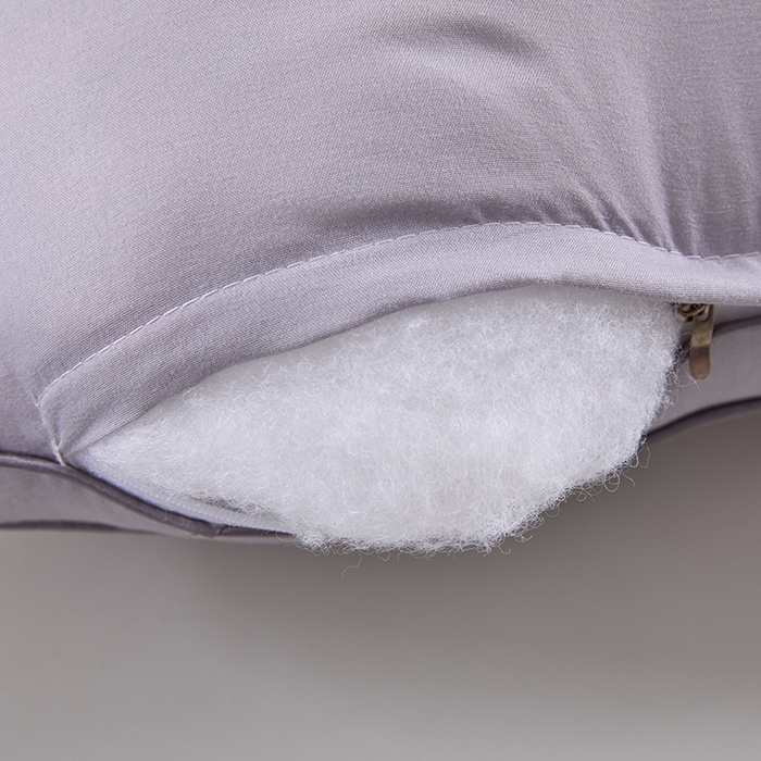 91家纺网 家纺一手货源 找家纺 质先生枕皮 2025新款豆本护颈热熔枕枕头枕芯枕皮 灰色 48x74cm枕皮一只