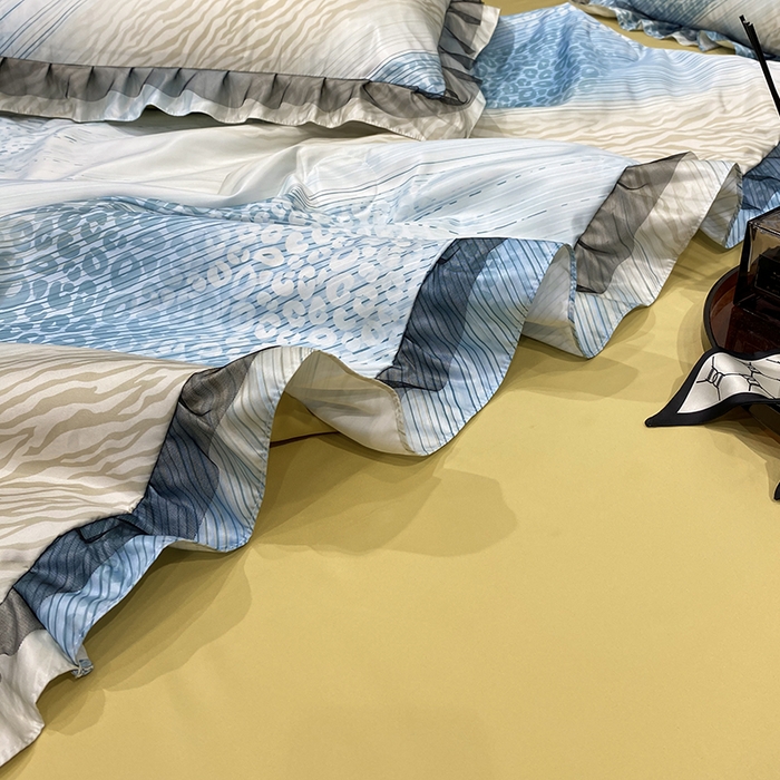 91家纺网 家纺一手货源 找家纺 宇彬家纺 2025直播新品水洗真丝冰丝双层花边天丝夏被夏天空调被夏凉被可水洗单夏被枕套三件套床单夏被四件套 奇思妙想