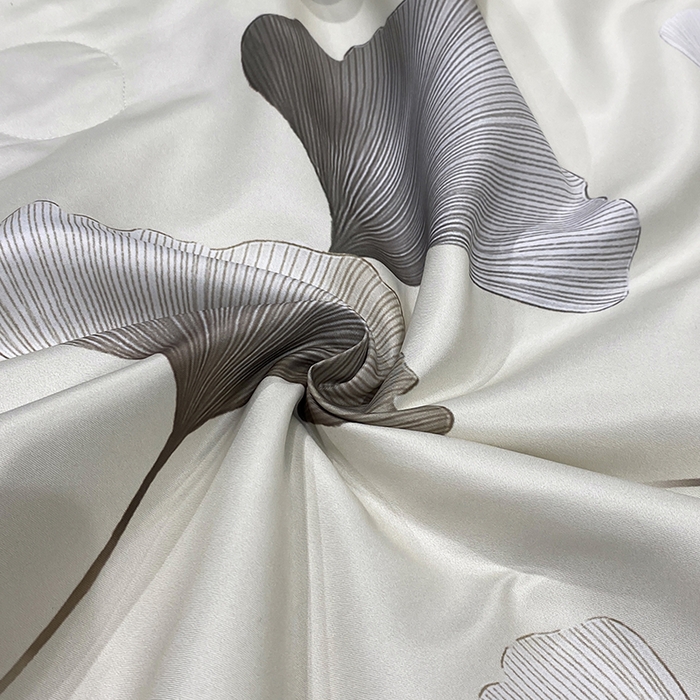 91家纺网 家纺一手货源 找家纺 宇彬家纺 2025直播新品水洗真丝冰丝双层花边天丝夏被夏天空调被夏凉被可水洗单夏被枕套三件套床单夏被四件套 银杏