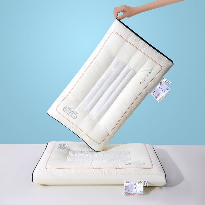 91家纺网 家纺一手货源 找家纺 （总）质先生枕皮 2025新款大凉山苦荞枕枕头枕芯枕皮,大凉山苦荞枕 48x74cm枕皮一只