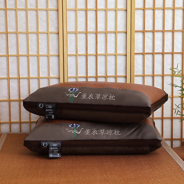 91家纺网 家纺一手货源 找家纺 （总）雅晨枕芯 2025新款薰衣草凉枕冰藤夏天凉爽枕头枕芯