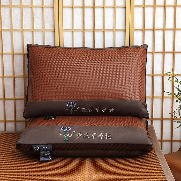 91家纺网 家纺一手货源 找家纺 （总）雅晨枕芯 2025新款薰衣草凉枕冰藤夏天凉爽枕头枕芯