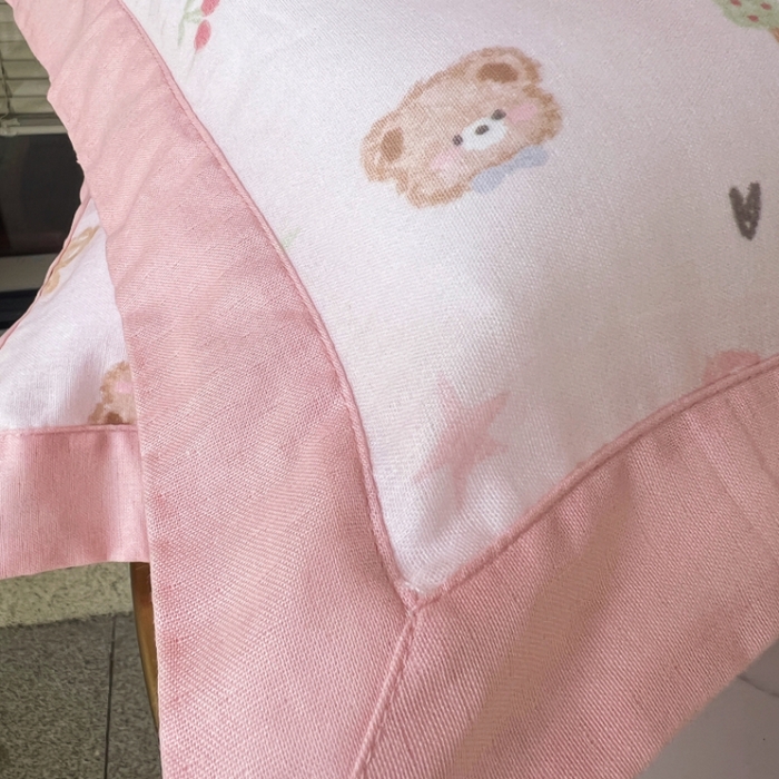 91家纺网 家纺一手货源 找家纺 （总）棉生活家纺 2025春夏新款A类全棉纯棉儿童纱布单枕套 枕套单件