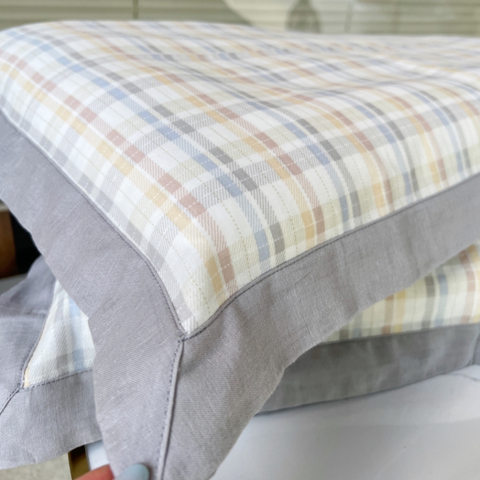 91家纺网 家纺一手货源 找家纺 棉生活家纺 2025春夏新款A类全棉纯棉儿童纱布单枕套 枕套单件 二丁目