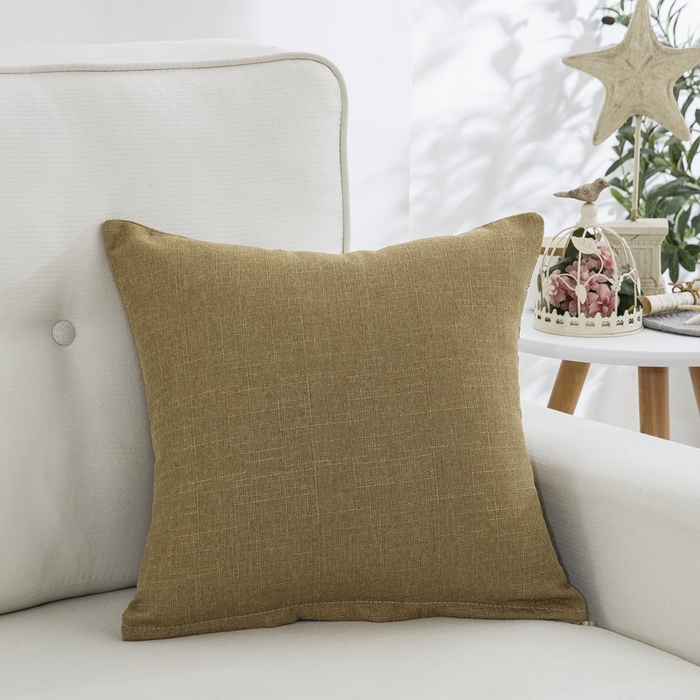 91家纺网 家纺一手货源 找家纺 （总）雅晨枕芯 2025新款现代简约竹节麻抱枕居家沙发客厅靠垫抱枕套