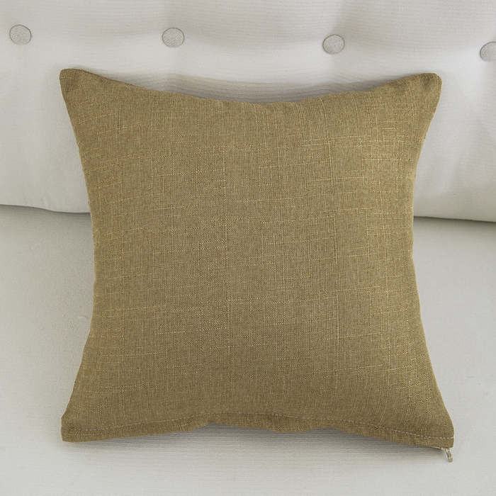 91家纺网 家纺一手货源 找家纺 雅晨枕芯 2025新款现代简约竹节麻抱枕居家沙发客厅靠垫抱枕套 深卡其