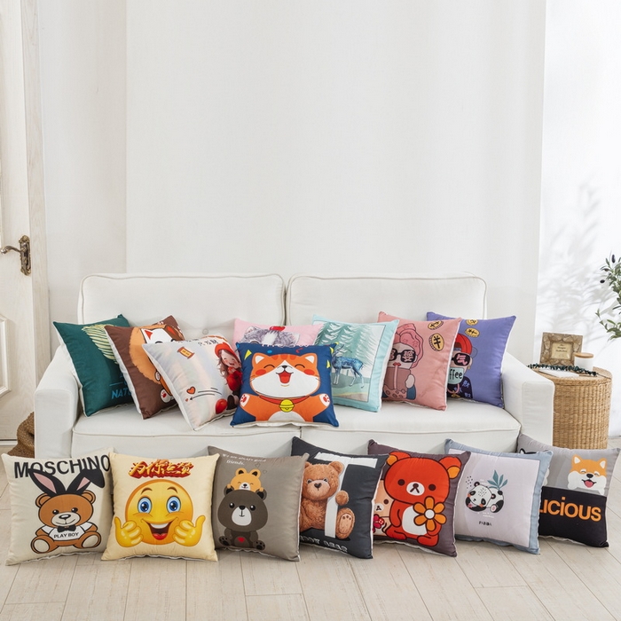 （总）雅晨枕芯 2025新款卡通抱枕沙发客厅靠枕宿舍卧室靠背午觉办公护腰枕