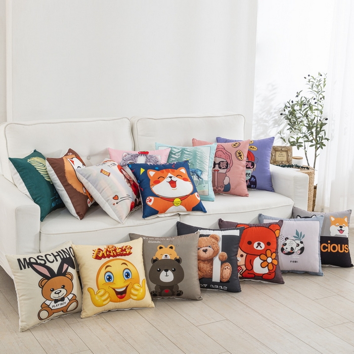 91家纺网 家纺一手货源 找家纺 （总）雅晨枕芯 2025新款卡通抱枕沙发客厅靠枕宿舍卧室靠背午觉办公护腰枕
