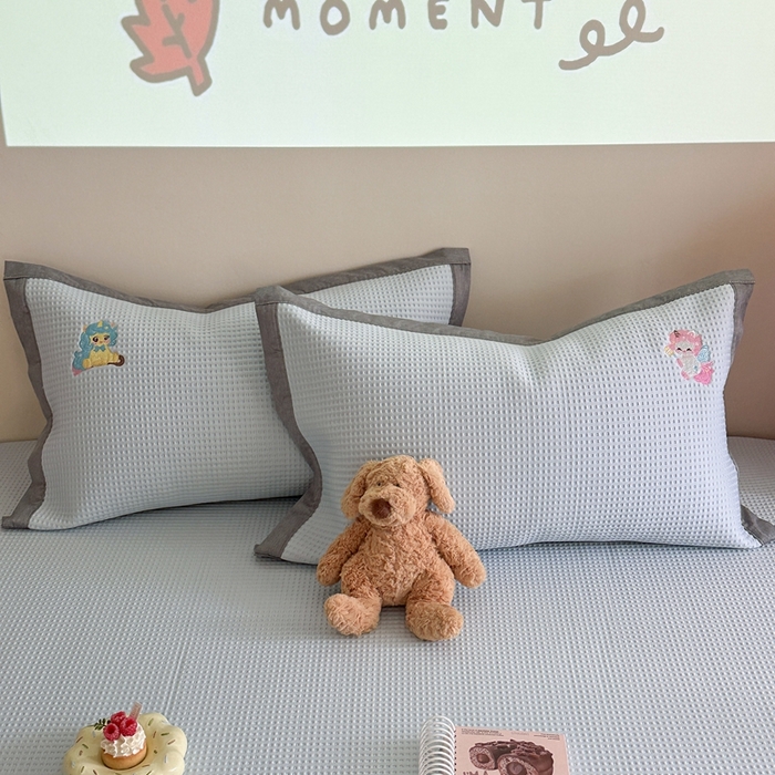 91家纺网 家纺一手货源 找家纺 （总）柚子YOUTH 2025新款中分子华夫格凉感凉席