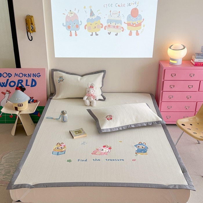 柚子YOUTH 2025新款中分子华夫格凉感凉席 小布