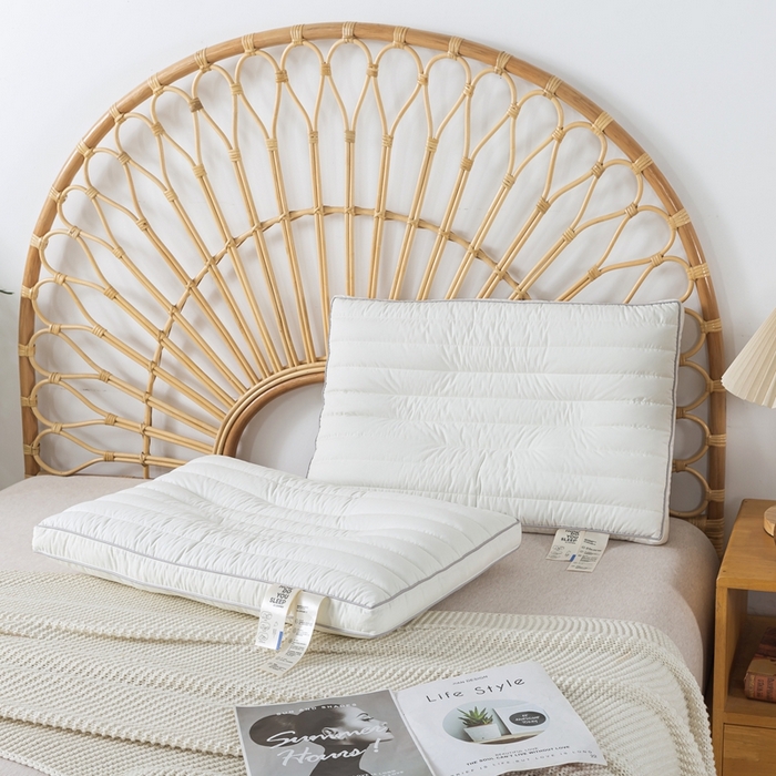 91家纺网 家纺一手货源 找家纺 （总）境月枕芯坊 2025新款全棉纯棉立体荞麦舒适枕枕头枕芯