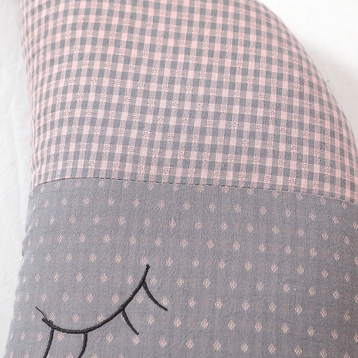 91家纺网 家纺一手货源 找家纺 糖果枕芯 2025新款异性荞麦枕月亮枕调理颈椎枕头枕芯 小月亮 灰色