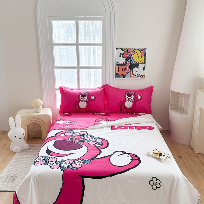 91家纺网 家纺一手货源 找家纺 （总）眷恋家纺 2025新款卡通全棉夏被夏凉被空调被三件套四件套