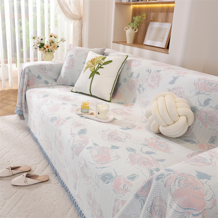 91家纺网 家纺一手货源 找家纺 （总）共鸣沙发垫 2025新款夏季凉感沙发巾