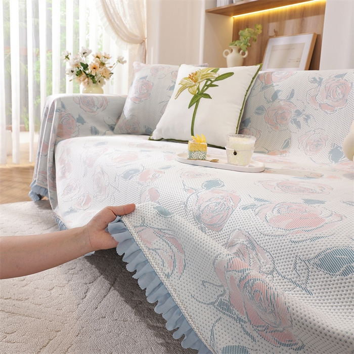 91家纺网 家纺一手货源 找家纺 （总）共鸣沙发垫 2025新款夏季凉感沙发巾