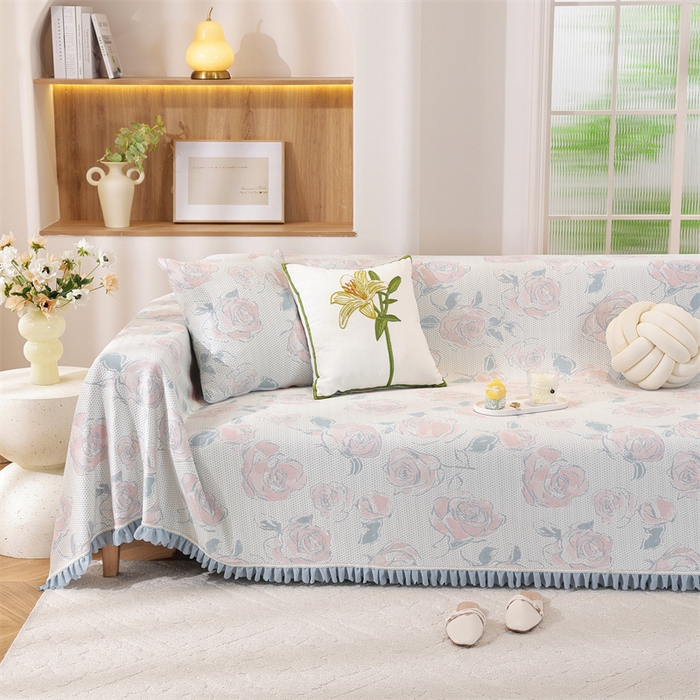 91家纺网 家纺一手货源 找家纺 （总）共鸣沙发垫 2025新款夏季凉感沙发巾