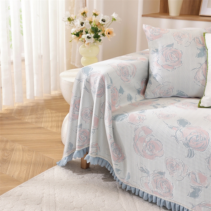 91家纺网 家纺一手货源 找家纺 （总）共鸣沙发垫 2025新款夏季凉感沙发巾