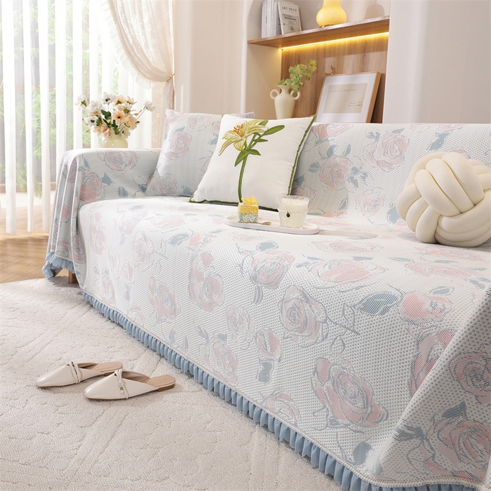 91家纺网 家纺一手货源 找家纺 （总）共鸣沙发垫 2025新款夏季凉感沙发巾