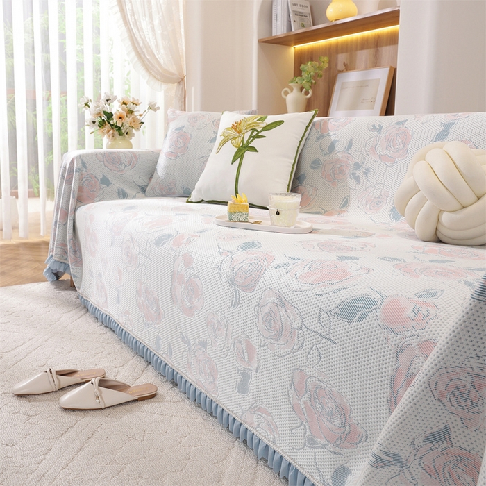 91家纺网 家纺一手货源 找家纺 （总）共鸣沙发垫 2025新款夏季凉感沙发巾