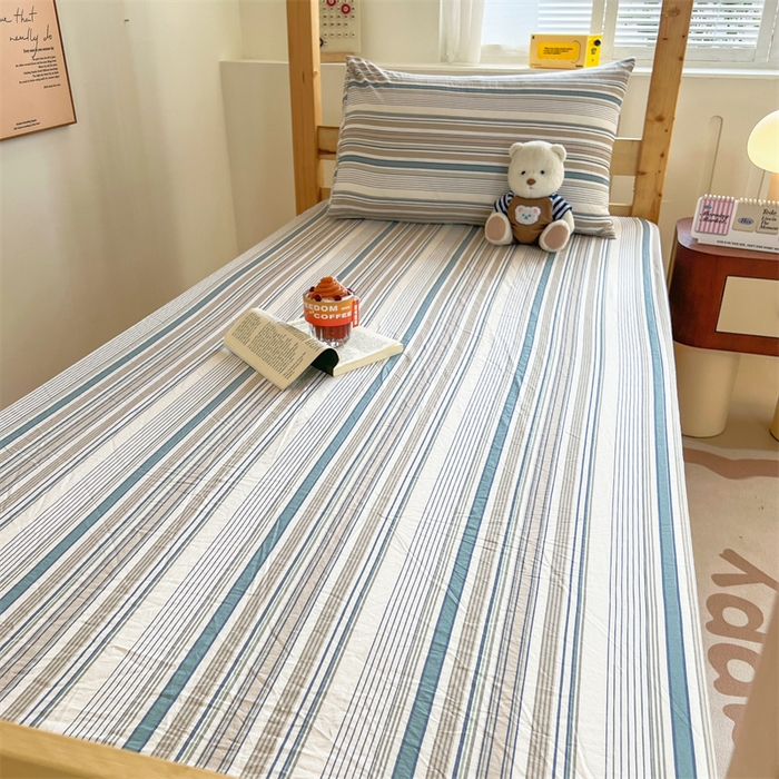 91家纺网 家纺一手货源 找家纺 （总）多品家纺 2025春夏新款超柔水洗棉学生宿舍床笠