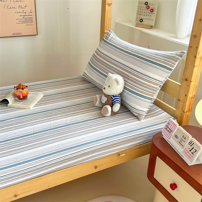 91家纺网 家纺一手货源 找家纺 （总）多品家纺 2025春夏新款超柔水洗棉学生宿舍床笠