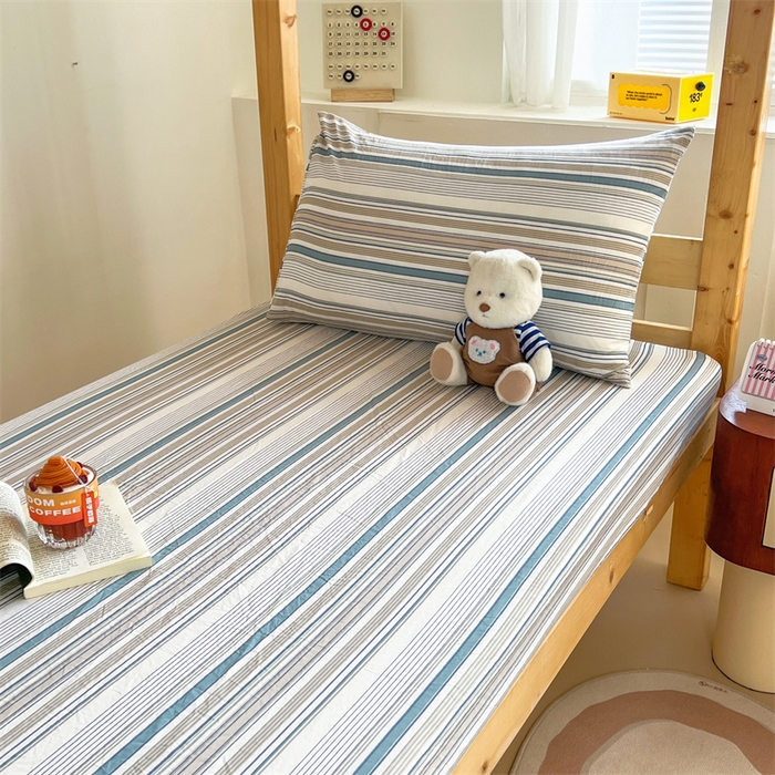 91家纺网 家纺一手货源 找家纺 （总）多品家纺 2025春夏新款超柔水洗棉学生宿舍床笠