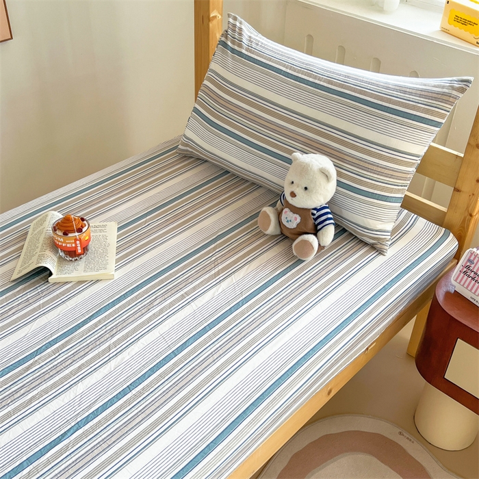 91家纺网 家纺一手货源 找家纺 （总）多品家纺 2025春夏新款超柔水洗棉学生宿舍床笠