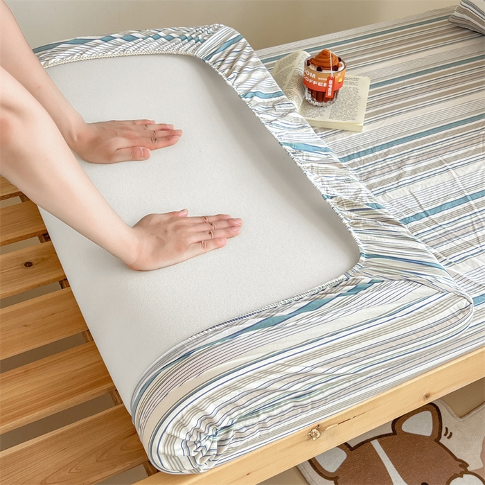 91家纺网 家纺一手货源 找家纺 （总）多品家纺 2025春夏新款超柔水洗棉学生宿舍床笠