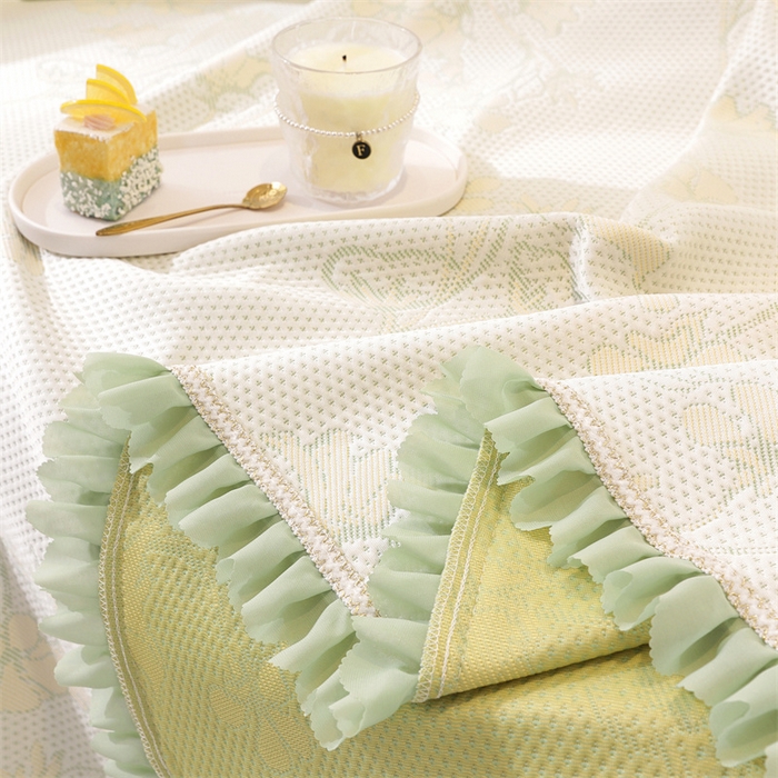 91家纺网 家纺一手货源 找家纺 共鸣沙发垫 2025新款夏季凉感沙发巾 凉感蔓枝