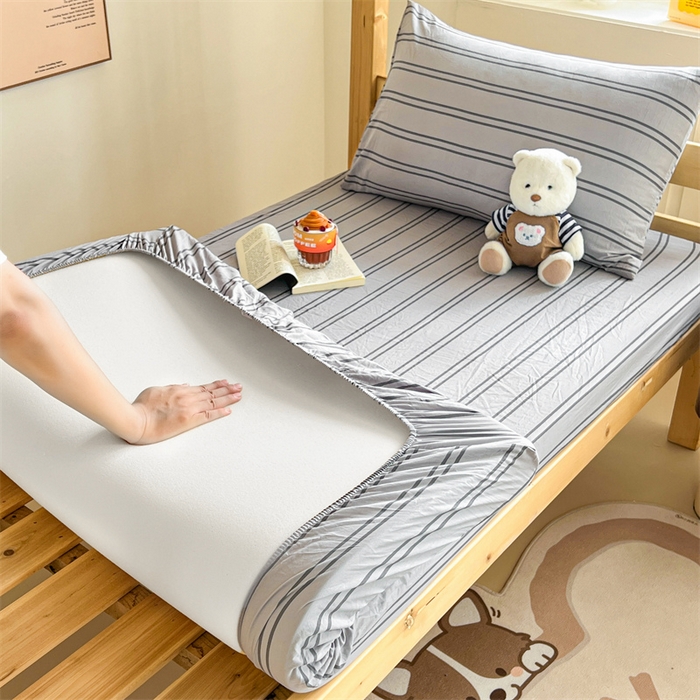 91家纺网 家纺一手货源 找家纺 （总）多品家纺 2025春夏新款超柔水洗棉学生宿舍床笠