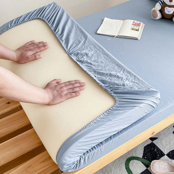 91家纺网 家纺一手货源 找家纺 （总）多品家纺 2025春夏新款超柔水洗棉学生宿舍床笠