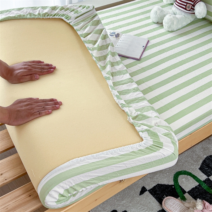 91家纺网 家纺一手货源 找家纺 （总）多品家纺 2025春夏新款超柔水洗棉学生宿舍床笠