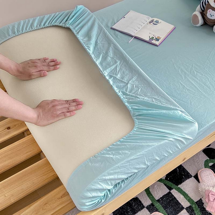 91家纺网 家纺一手货源 找家纺 （总）多品家纺 2025春夏新款超柔水洗棉学生宿舍床笠