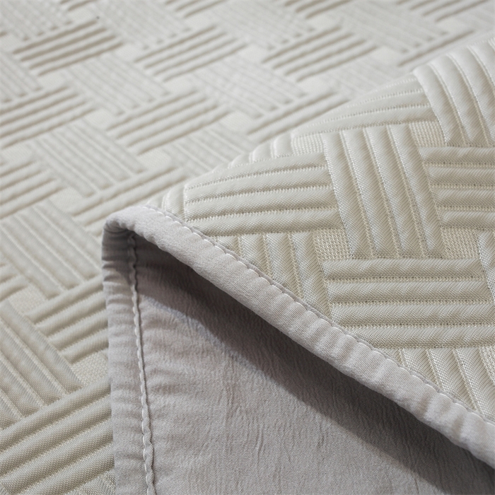 91家纺网 家纺一手货源 找家纺 共鸣沙发垫 2025新款凉豆豆床笠款凉席 床笠冰豆斜纹灰色