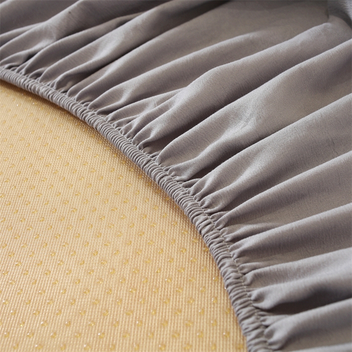 91家纺网 家纺一手货源 找家纺 共鸣沙发垫 2025新款凉豆豆床笠款凉席 床笠蝴蝶结浅粉