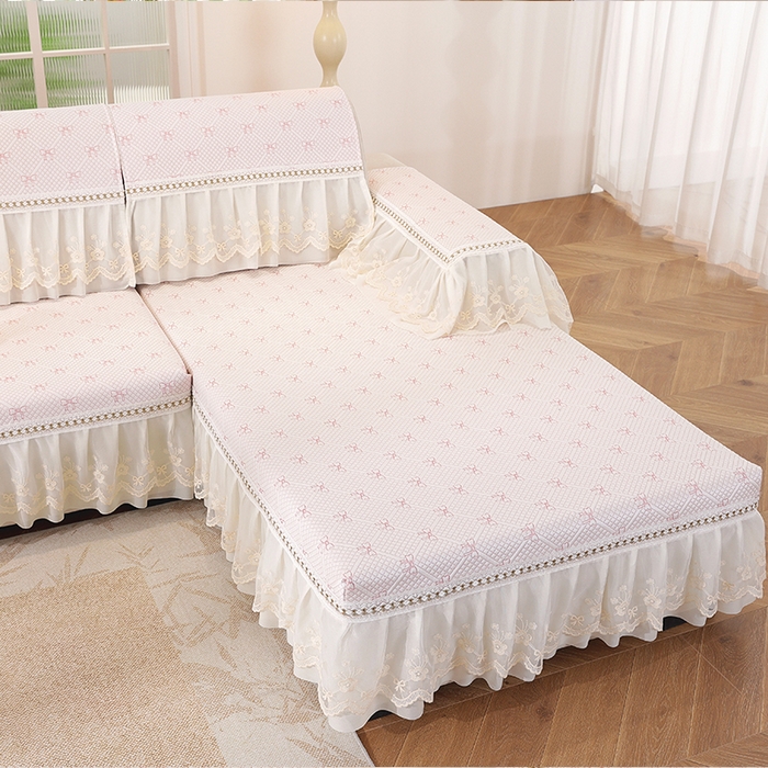 91家纺网 家纺一手货源 找家纺 （总）共鸣沙发垫 2025新款凉感蝴蝶结沙发垫