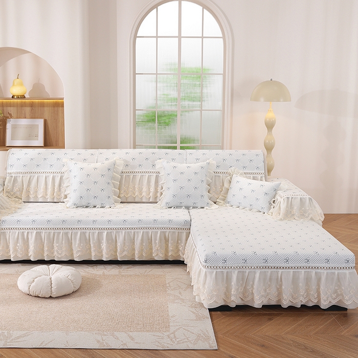 91家纺网 家纺一手货源 找家纺 （总）共鸣沙发垫 2025新款凉感蝴蝶结沙发垫