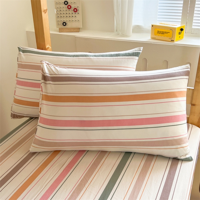 91家纺网 家纺一手货源 找家纺 多品家纺 2025春夏新款超柔水洗棉学生宿舍床笠 可可西里