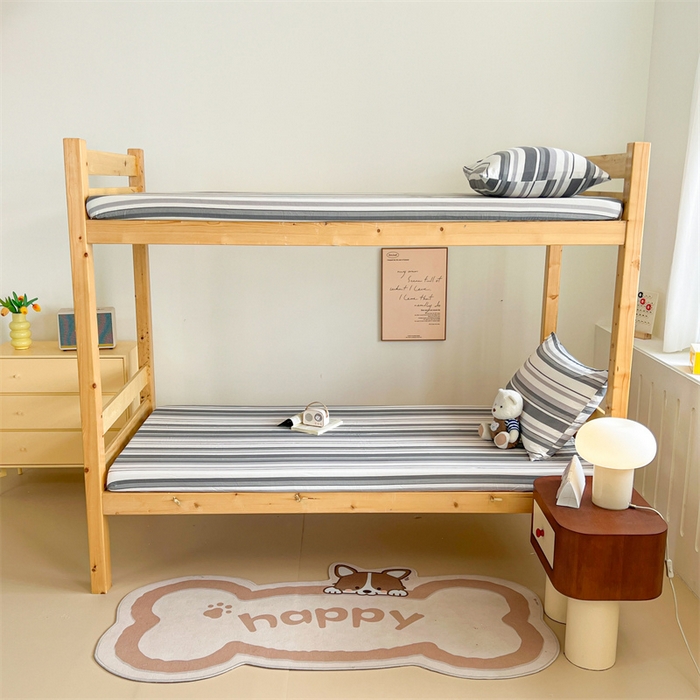 91家纺网 家纺一手货源 找家纺 多品家纺 2025春夏新款超柔水洗棉学生宿舍床笠 墨尔本