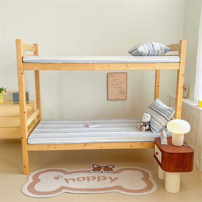 91家纺网 家纺一手货源 找家纺 多品家纺 2025春夏新款超柔水洗棉学生宿舍床笠 苏格兰