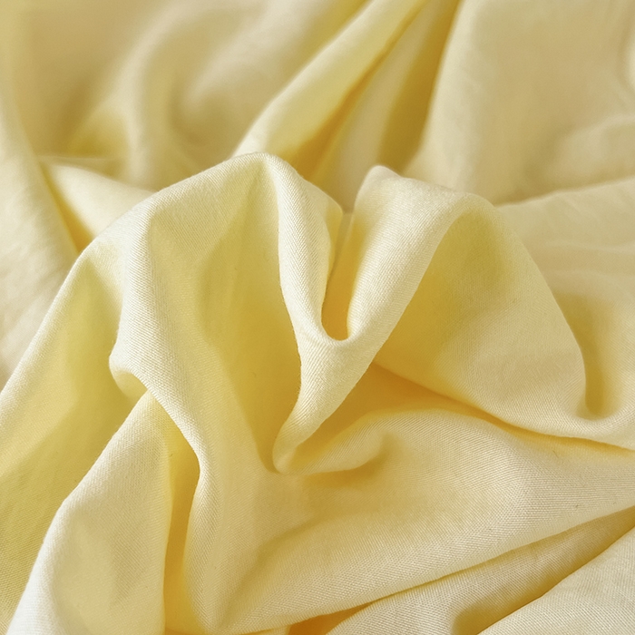 91家纺网 家纺一手货源 找家纺 多品家纺 2025春夏新款超柔水洗棉学生宿舍床笠 奶黄