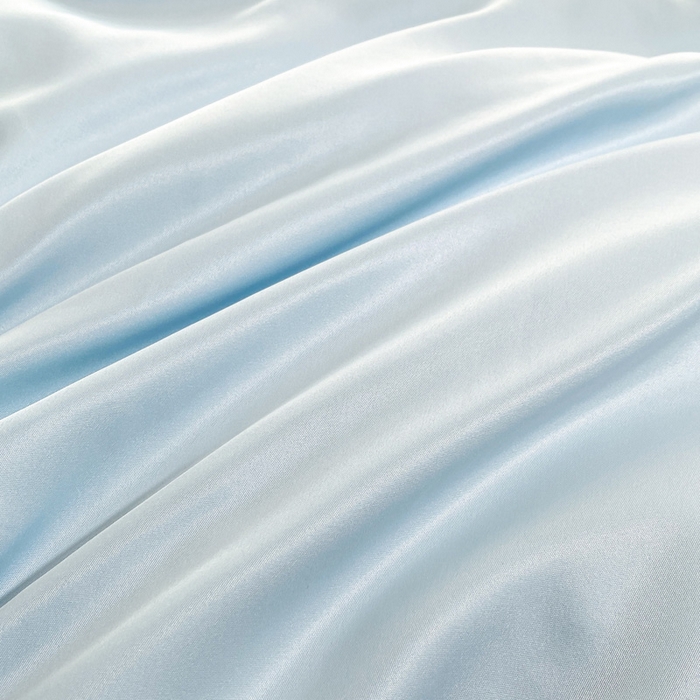 91家纺网 家纺一手货源 找家纺 花愿（原花纪） 2025新款水洗冰丝刺绣四件套-花恋系列 天空蓝