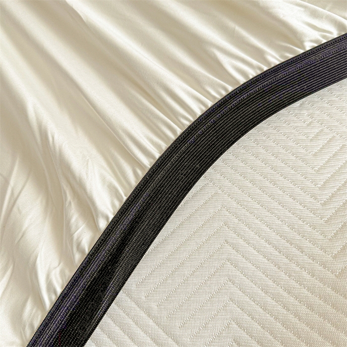 91家纺网 家纺一手货源 找家纺 若未家居 LOVEWE HOUSE 2025新款PE中分子凉感凉席三件套 泡芙-白