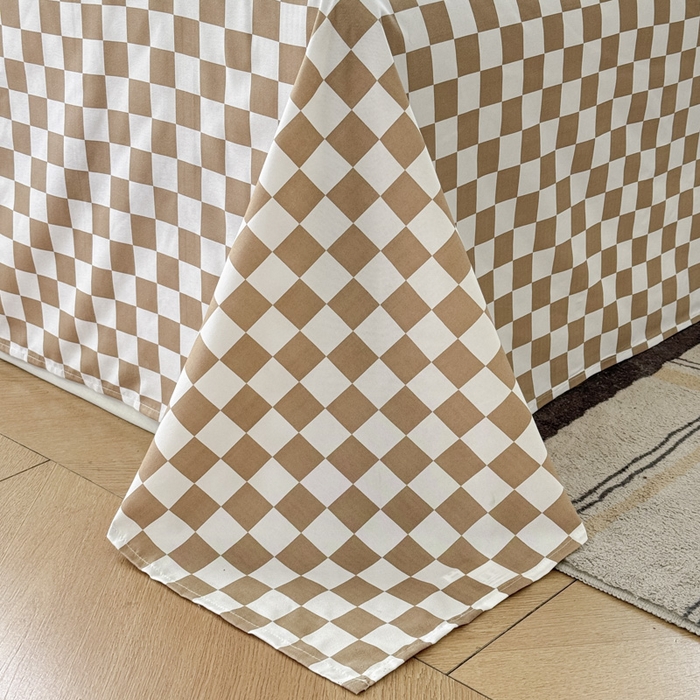 91家纺网 家纺一手货源 找家纺 可可家纺 2025新款印花卡通芦荟棉四件套亲肤床单被套三件套 星星腊肠狗