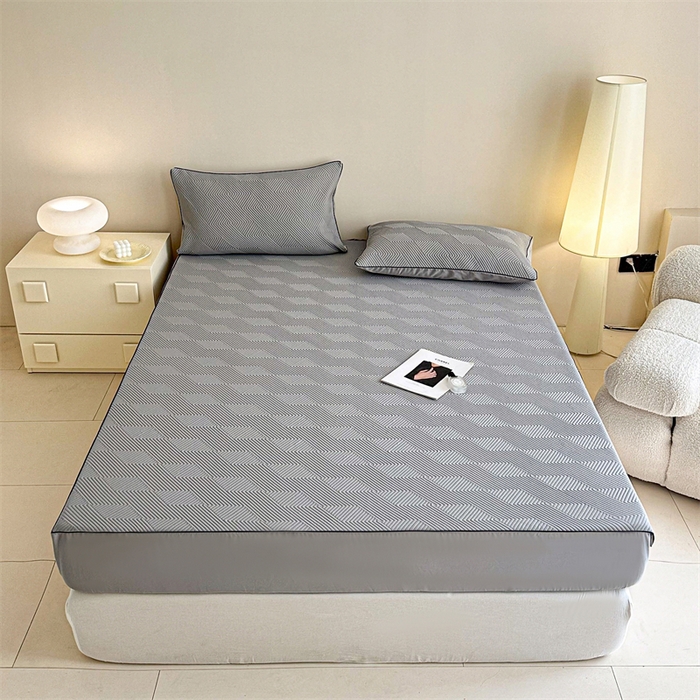 若未家居 LOVEWE HOUSE 2025新款PE中分子凉感凉席三件套 泡芙-灰