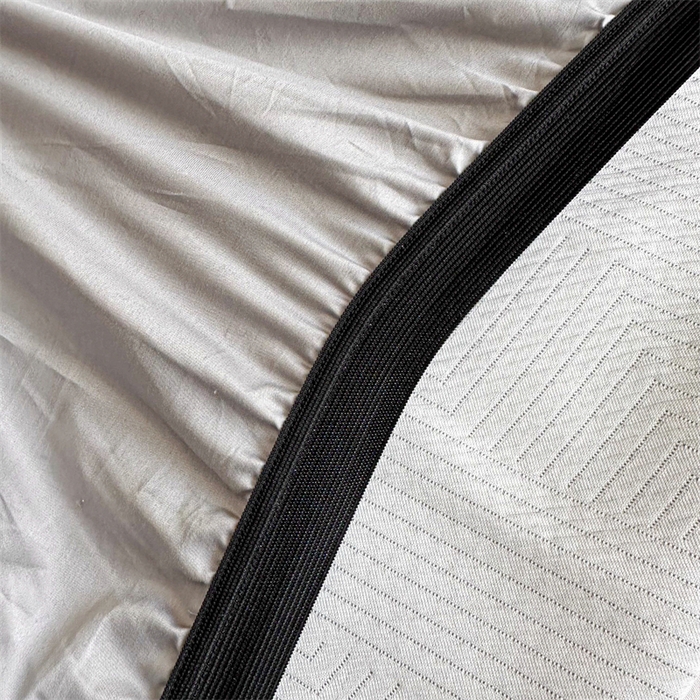 91家纺网 家纺一手货源 找家纺 若未家居 LOVEWE HOUSE 2025新款PE中分子凉感凉席三件套 泡芙-灰