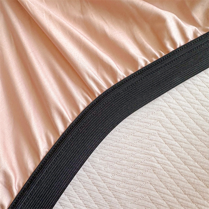 91家纺网 家纺一手货源 找家纺 若未家居 LOVEWE HOUSE 2025新款PE中分子凉感凉席三件套 泡芙-粉